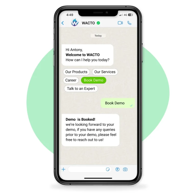 Whatsapp business chatbot