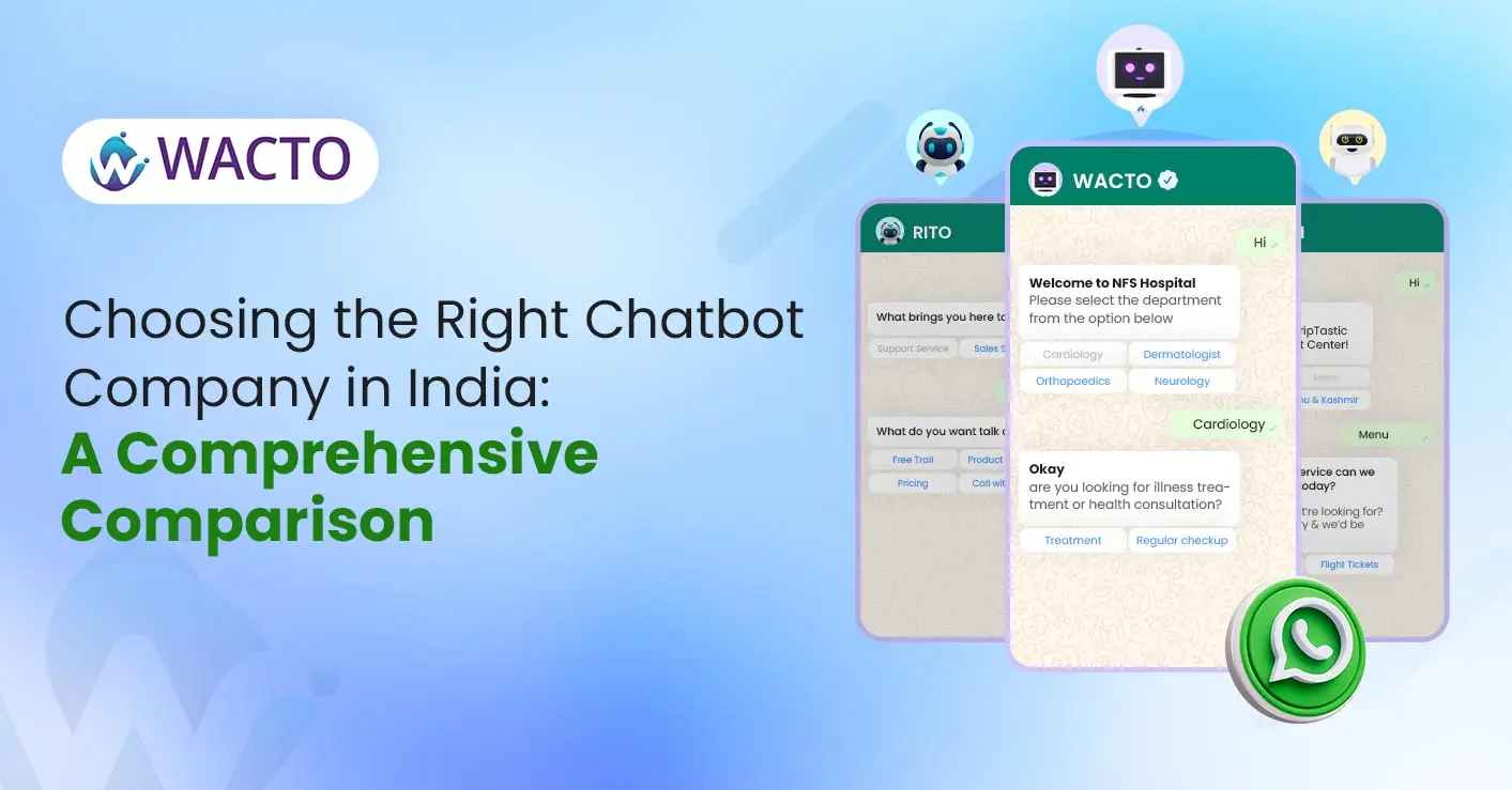 Choosing the Right Chatbot Company in India: A Comprehensive Comparison