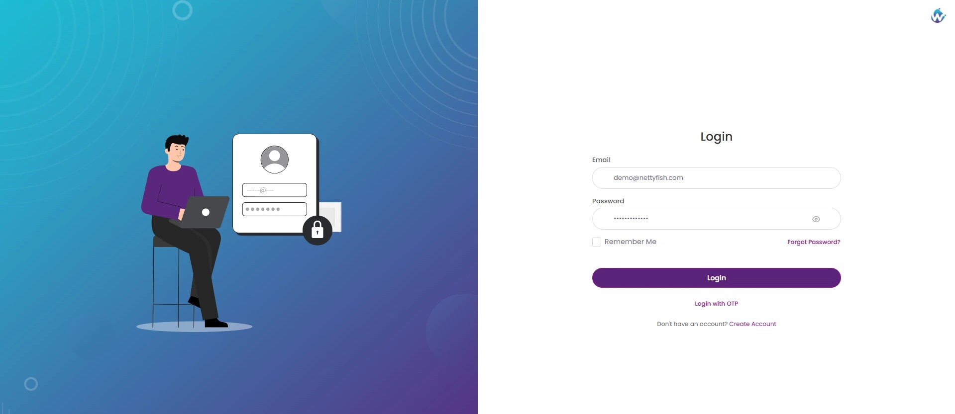 WACTO login Dashboard