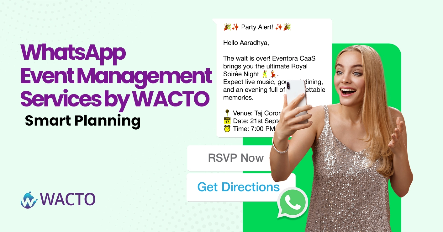 WhatsApp Event Management Services by WACTO – Smart Planning