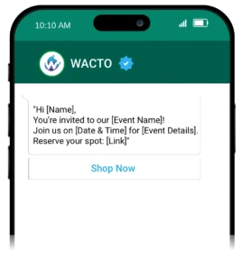 Event Invitation Message Template